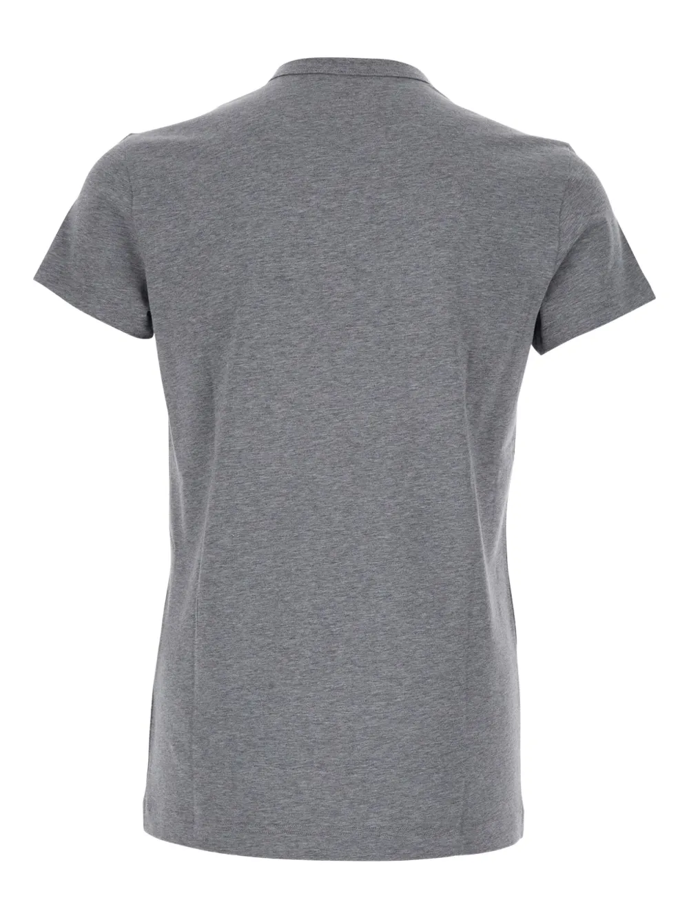 Dolce & Gabbana T-shirt met geborduurd logo en ronde hals Grijs