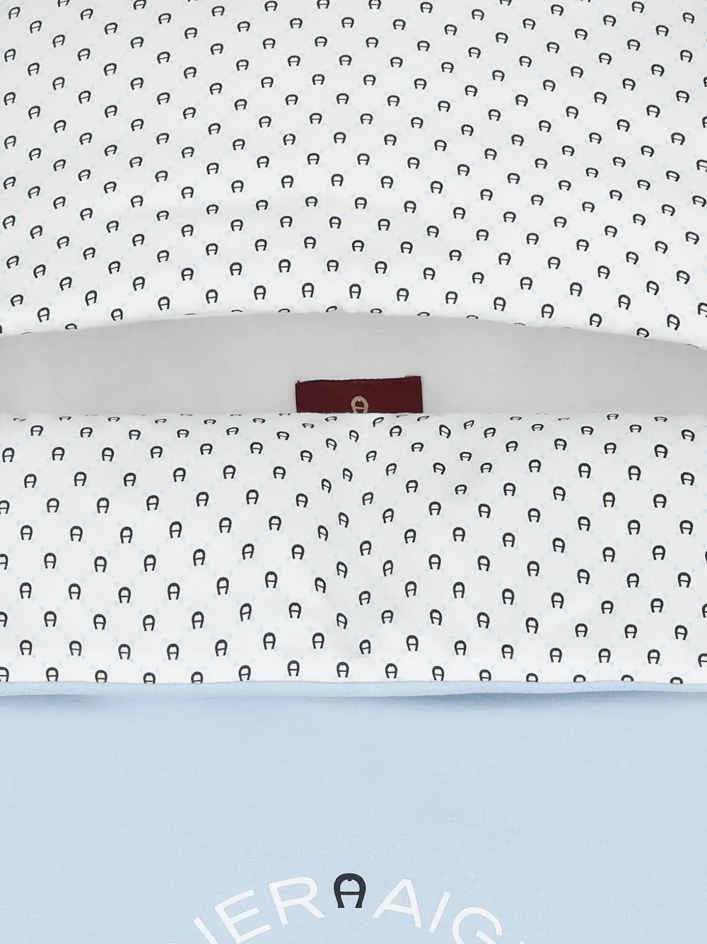 Aigner Kids Slaapzak met logoprint Blauw