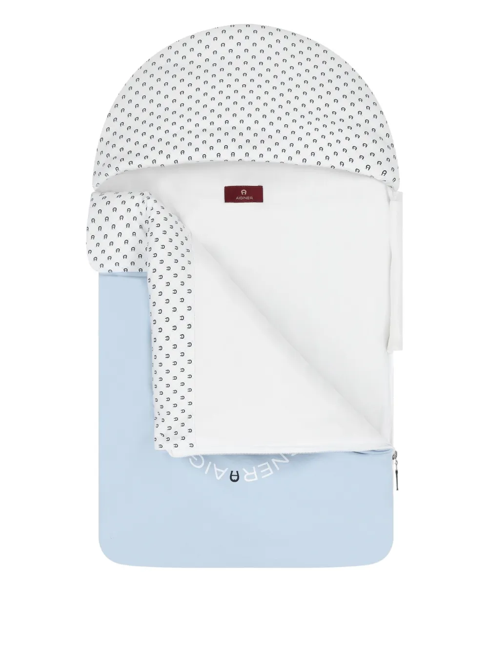 Aigner Kids Slaapzak met logoprint Blauw