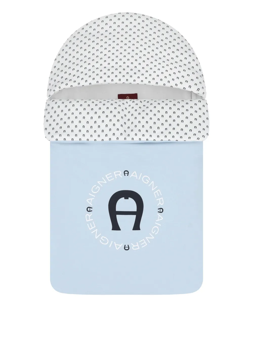 Aigner Kids Slaapzak met logoprint Blauw