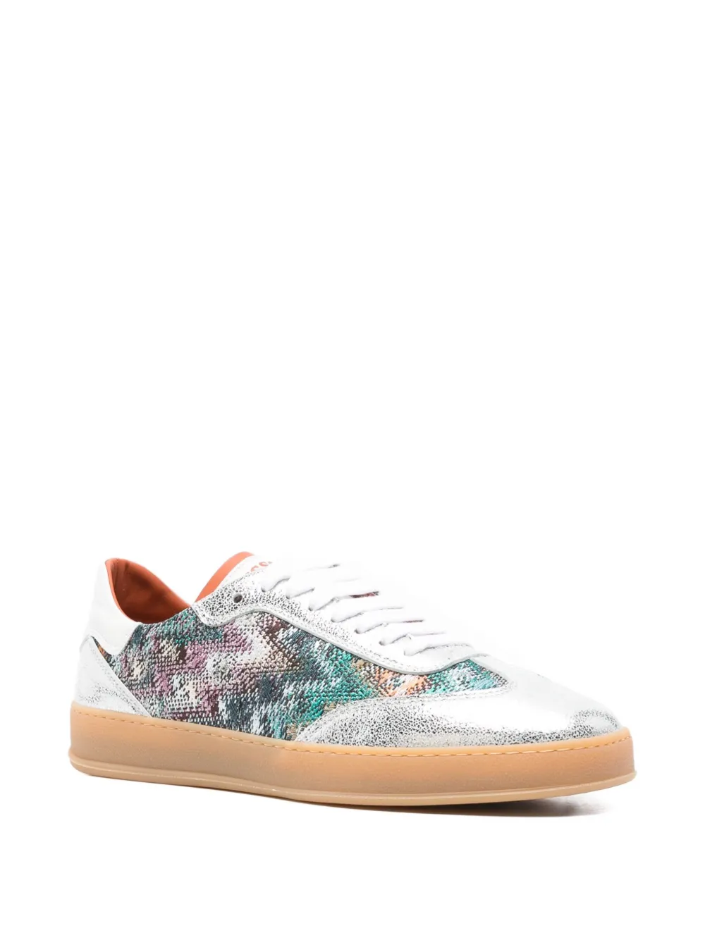 Missoni Leren sneakers met patroon - Grijs