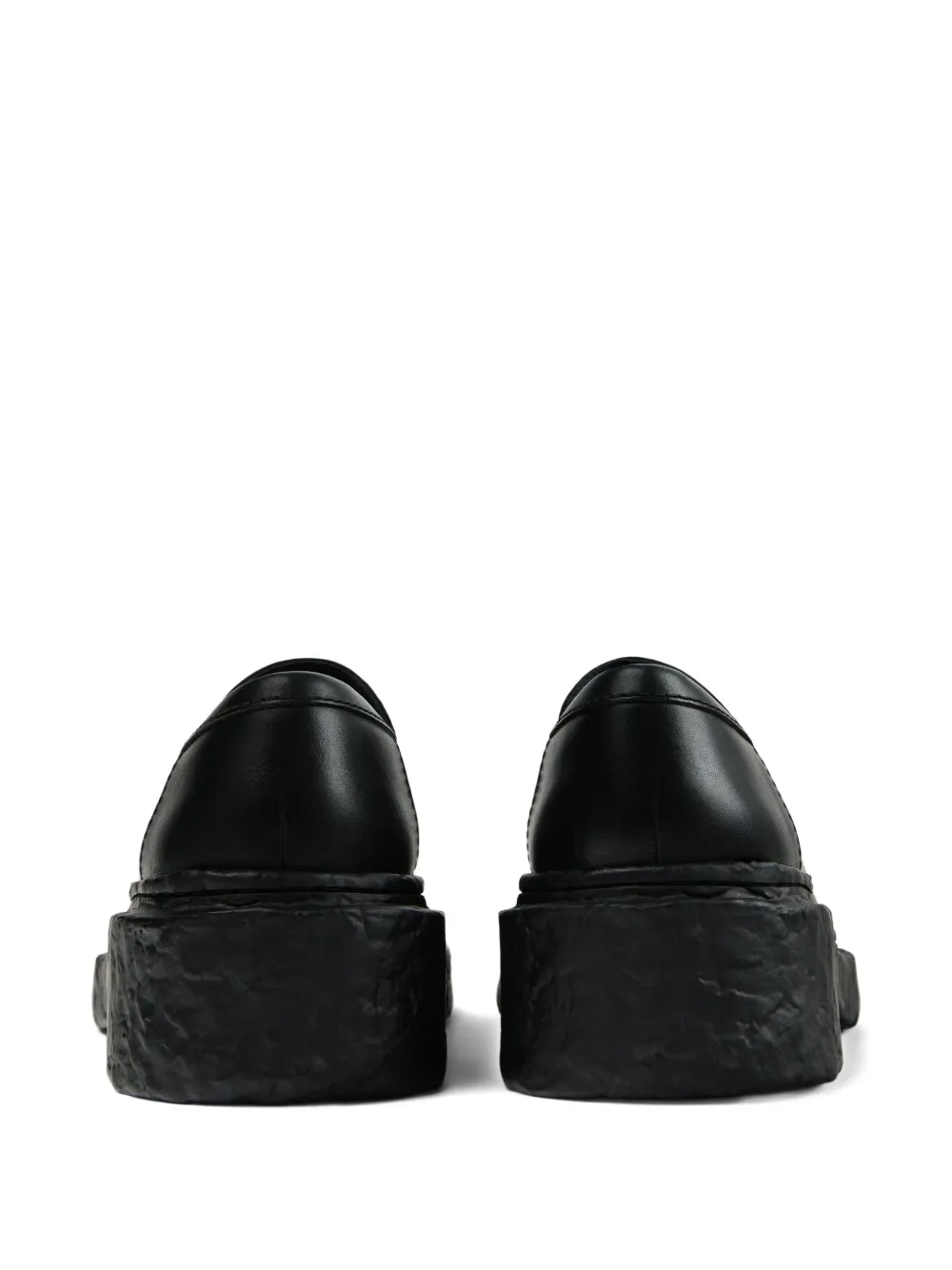 Camperlab Penny-strap Platform Loafers In Black