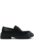 CamperLab penny-strap platform loafers - 1 BLACK