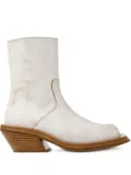 CamperLab Quetal zip-front square-toe boots - White
