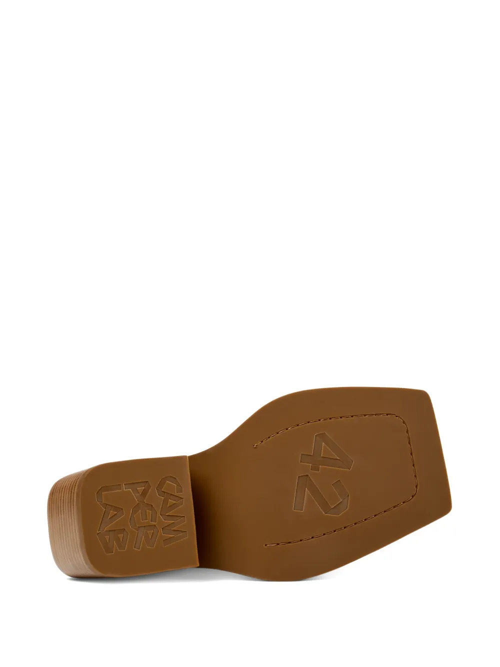 CamperLab Quetal zip-front square-toe boots White