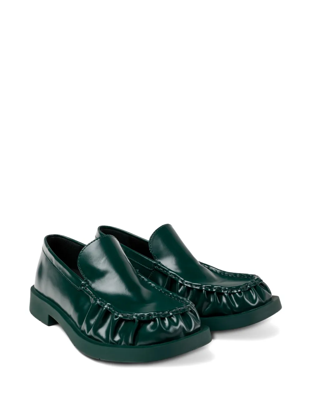 CamperLab Mil 1978 leather loafers Green