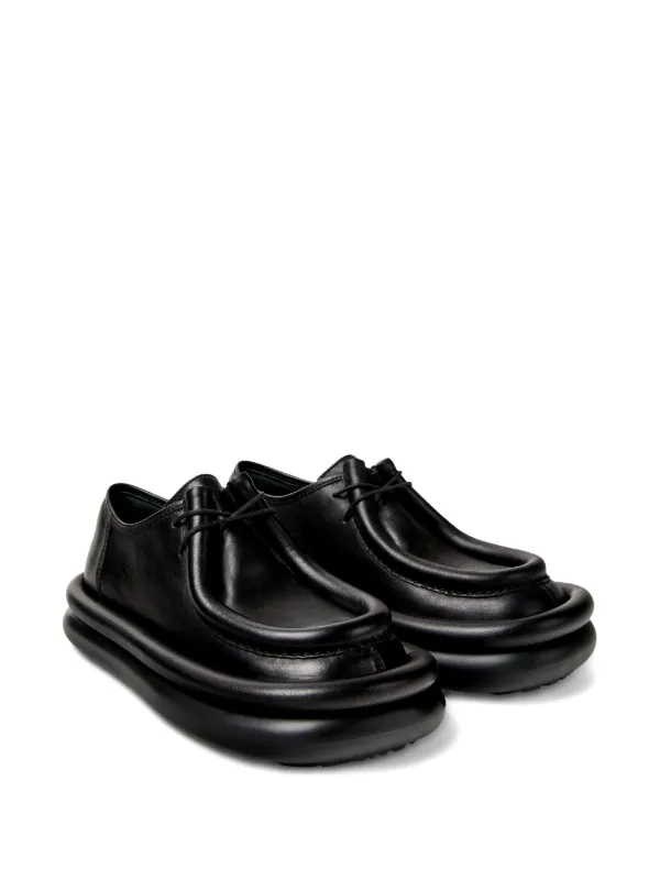 CamperLab Aqua Leather Platform Shoes | Black | FARFETCH