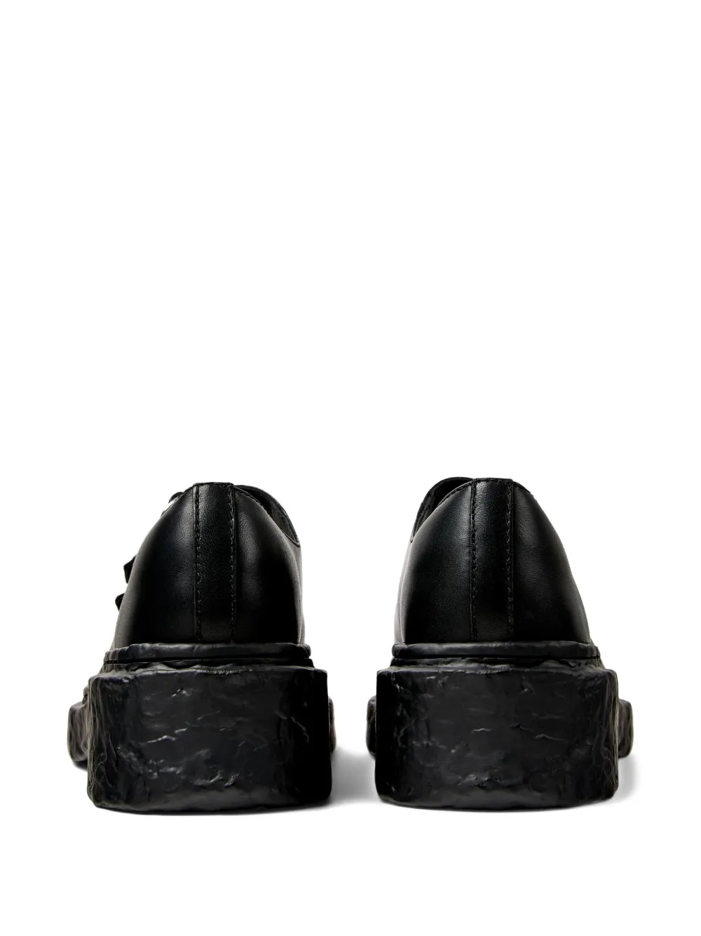 CamperLab Vamonos buckle-strap platform loafers Black
