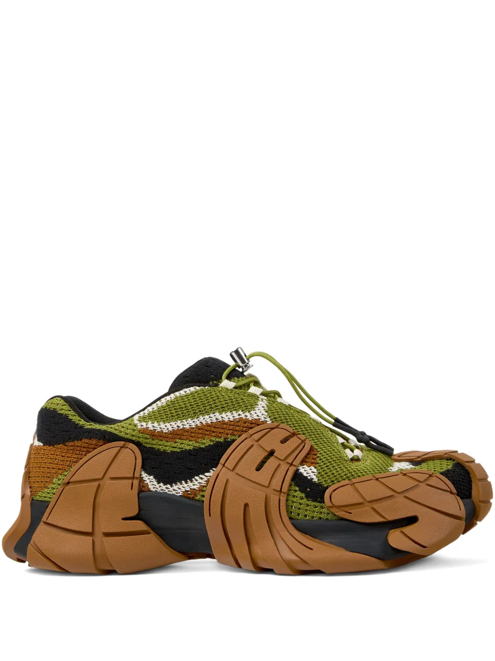 CamperLab Tor ta sneakers met vlakken Bruin