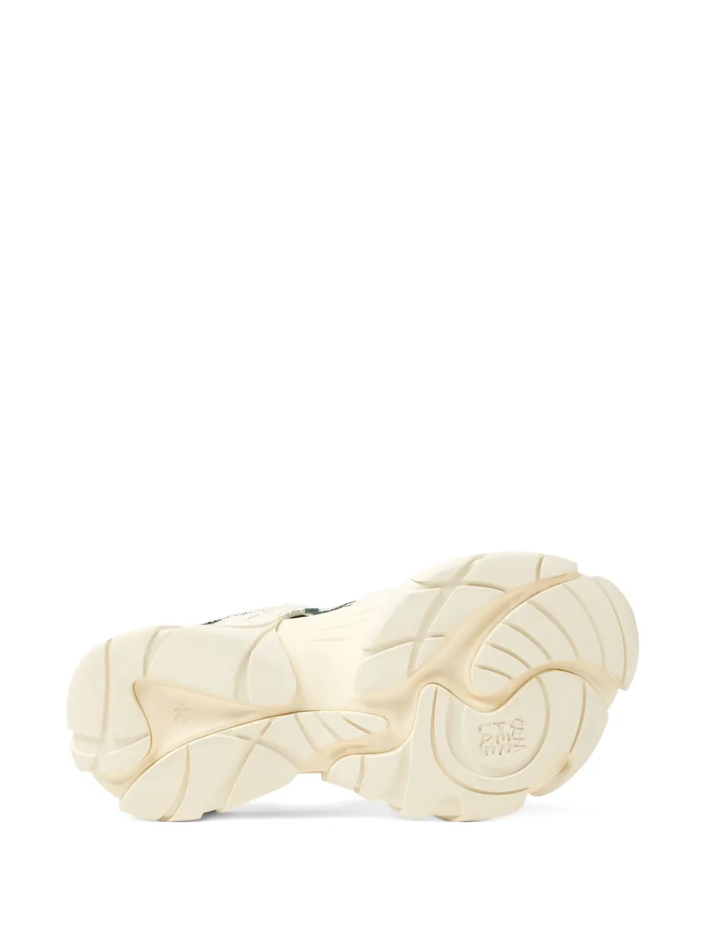 CamperLab Tormenta knit-panelled chunky sneakers White