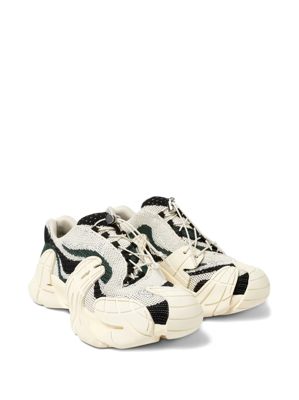 CamperLab Tormenta knit-panelled chunky sneakers White