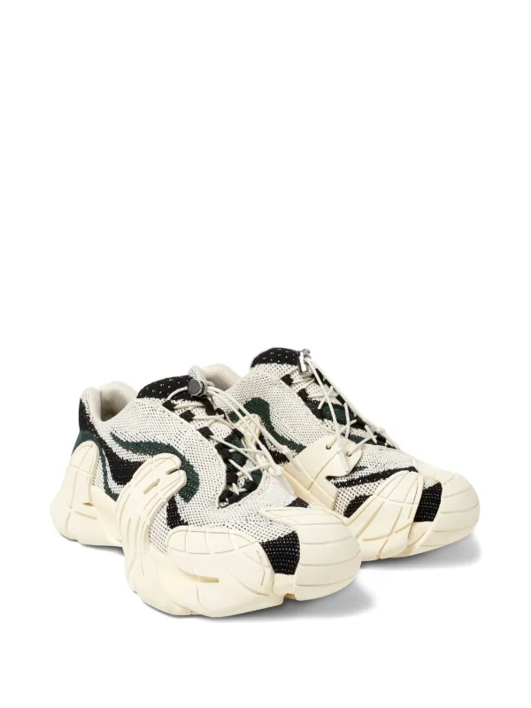 CamperLab Tormenta knit-panelled Chunky Sneakers | White | FARFETCH