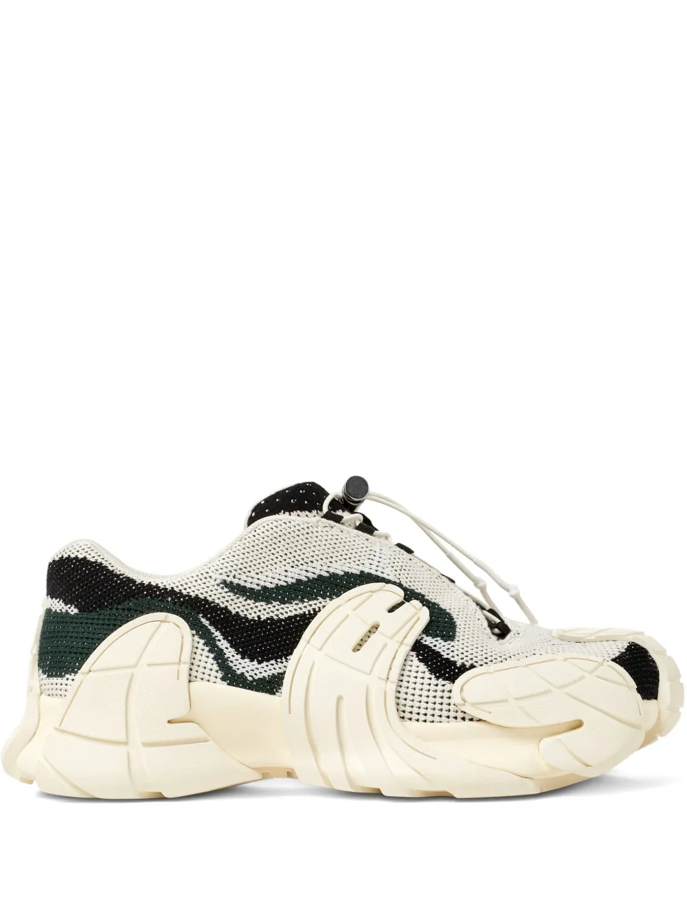 CamperLab Tor ta knit-panelled chunky sneakers White