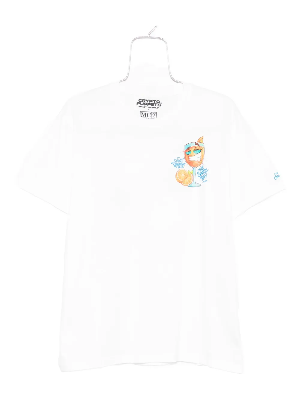 Mc2 Saint Barth Spritz Boy-print T-shirt In White