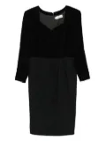 Valentino Garavani Pre-Owned 1990s velvet-bodice dress - Black