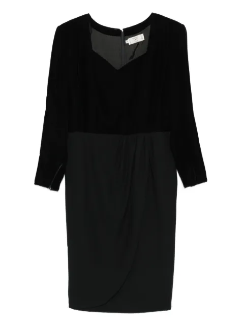 Valentino Garavani Pre-Owned 1990s velvet-bodice dress