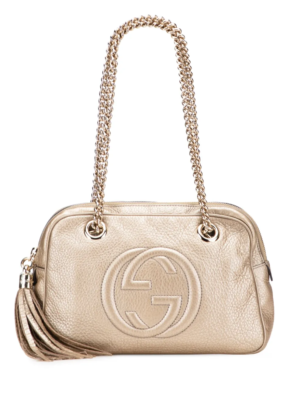 Gucci Pre-Owned 2000-2015 Leather Soho Chain Zip shoulder bag - Gucci Pre-Owned 2000-2015 Leather Soho Chain Zip shoulder bag -