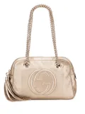 Gucci Pre-Owned 2000-2015 Leather Soho Chain Zip shoulder bag - Gold