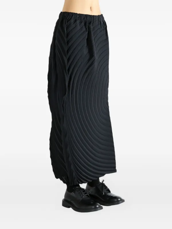 Flared Skirts Paper Bag Circle Skirt Issey Miyake Paper Bag Pleats