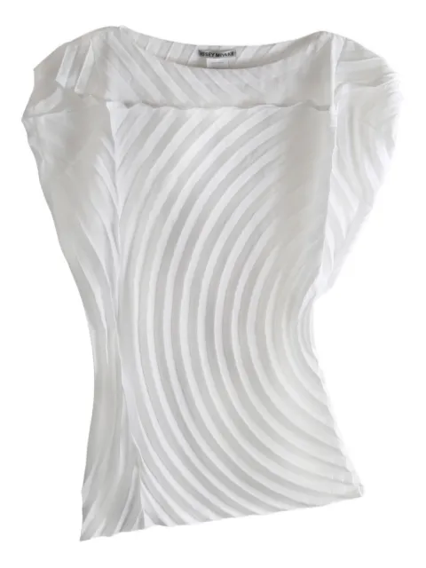 Issey Miyake Paper Bag Pleats curved top