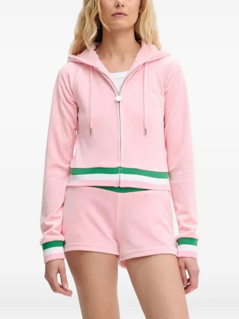 Juicy Couture velour zip-up hoodie