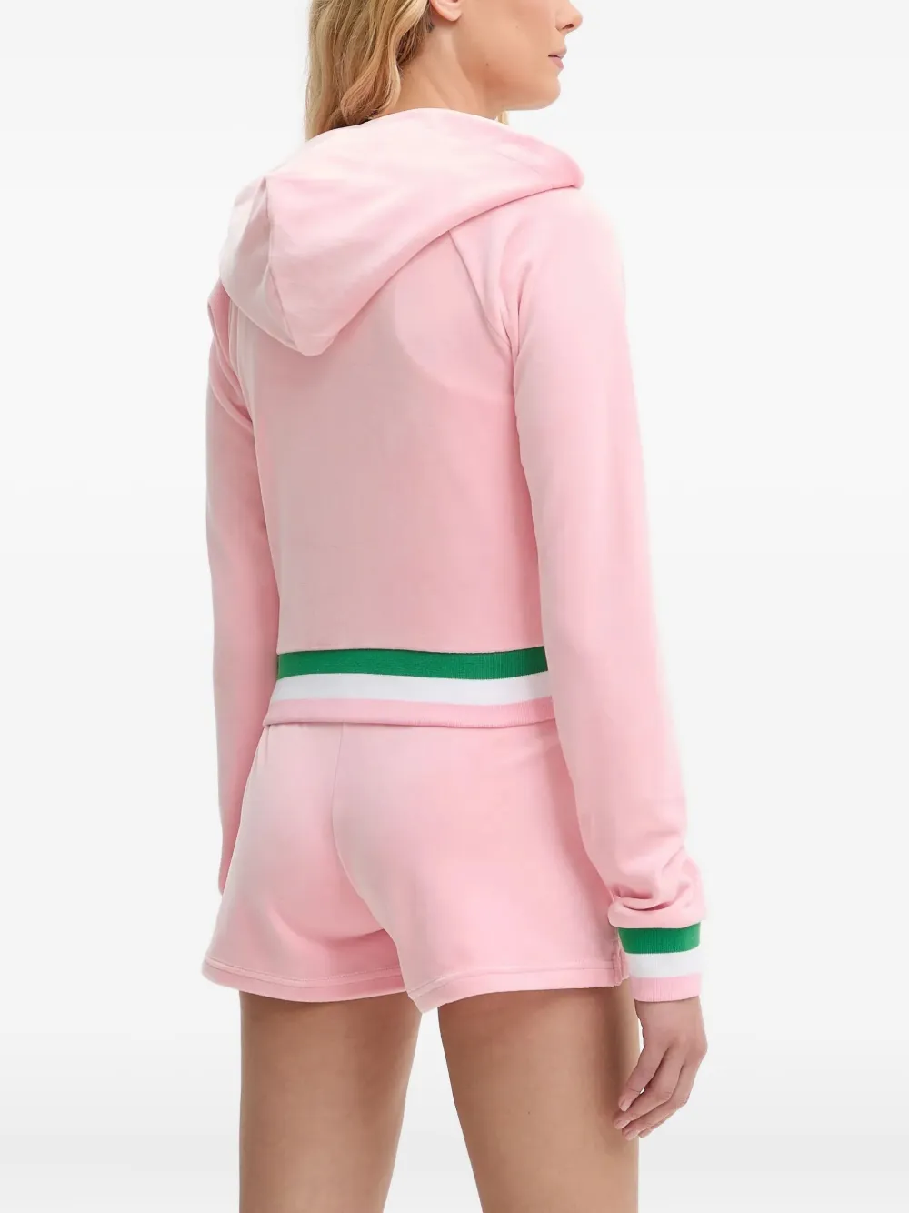 Juicy Couture Hoodie met rits Roze