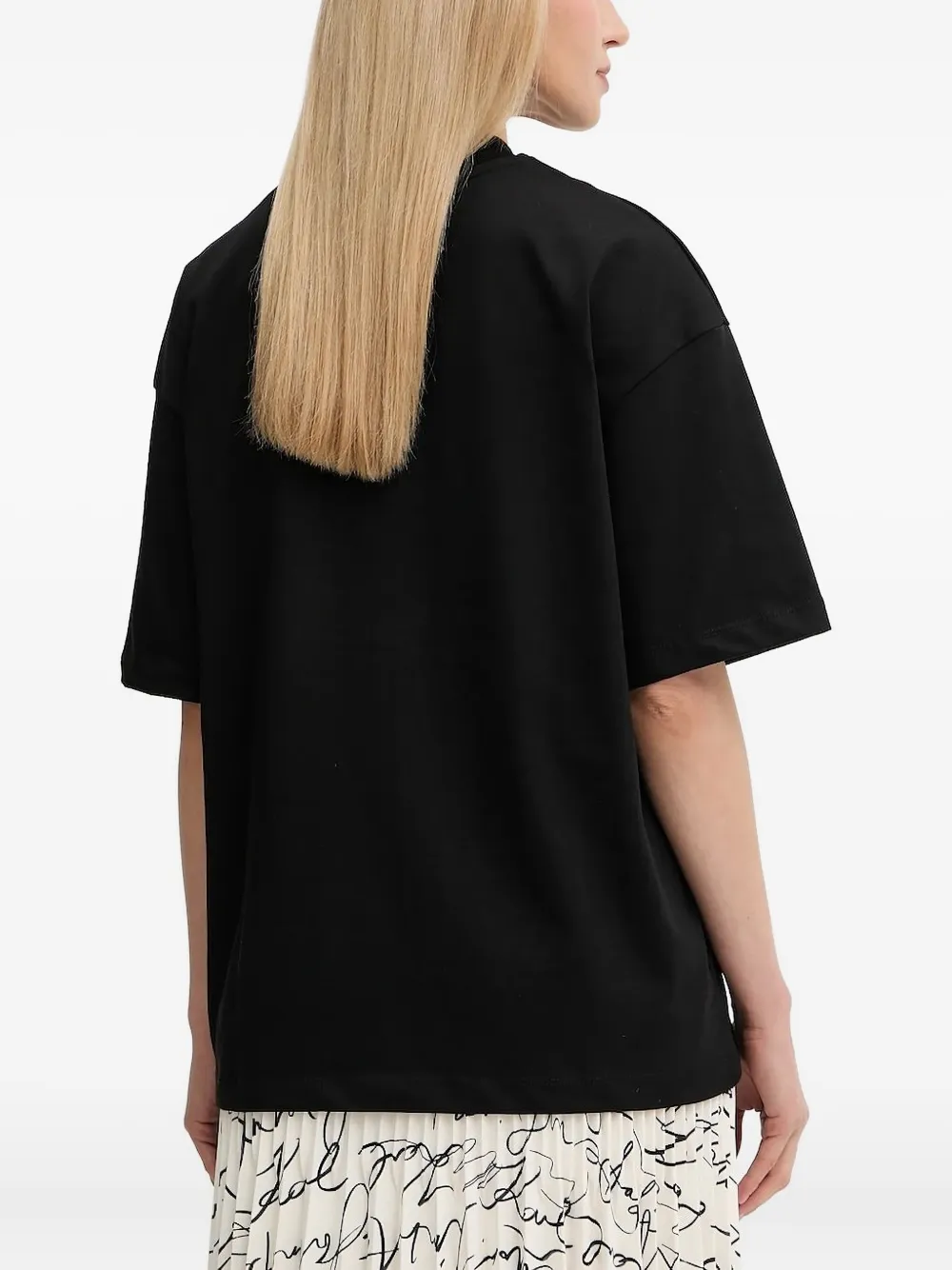 Just Cavalli logo-appliqué high-neck T-shirt | T-Shirts & Jersey Shirts | Image 2