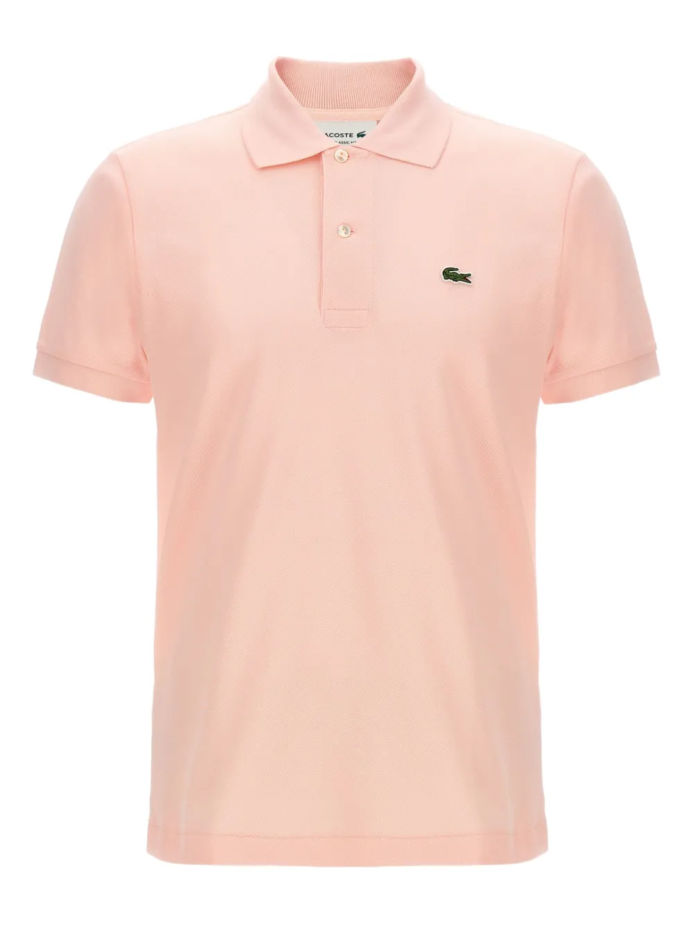 logo-patch side-splits polo shirt