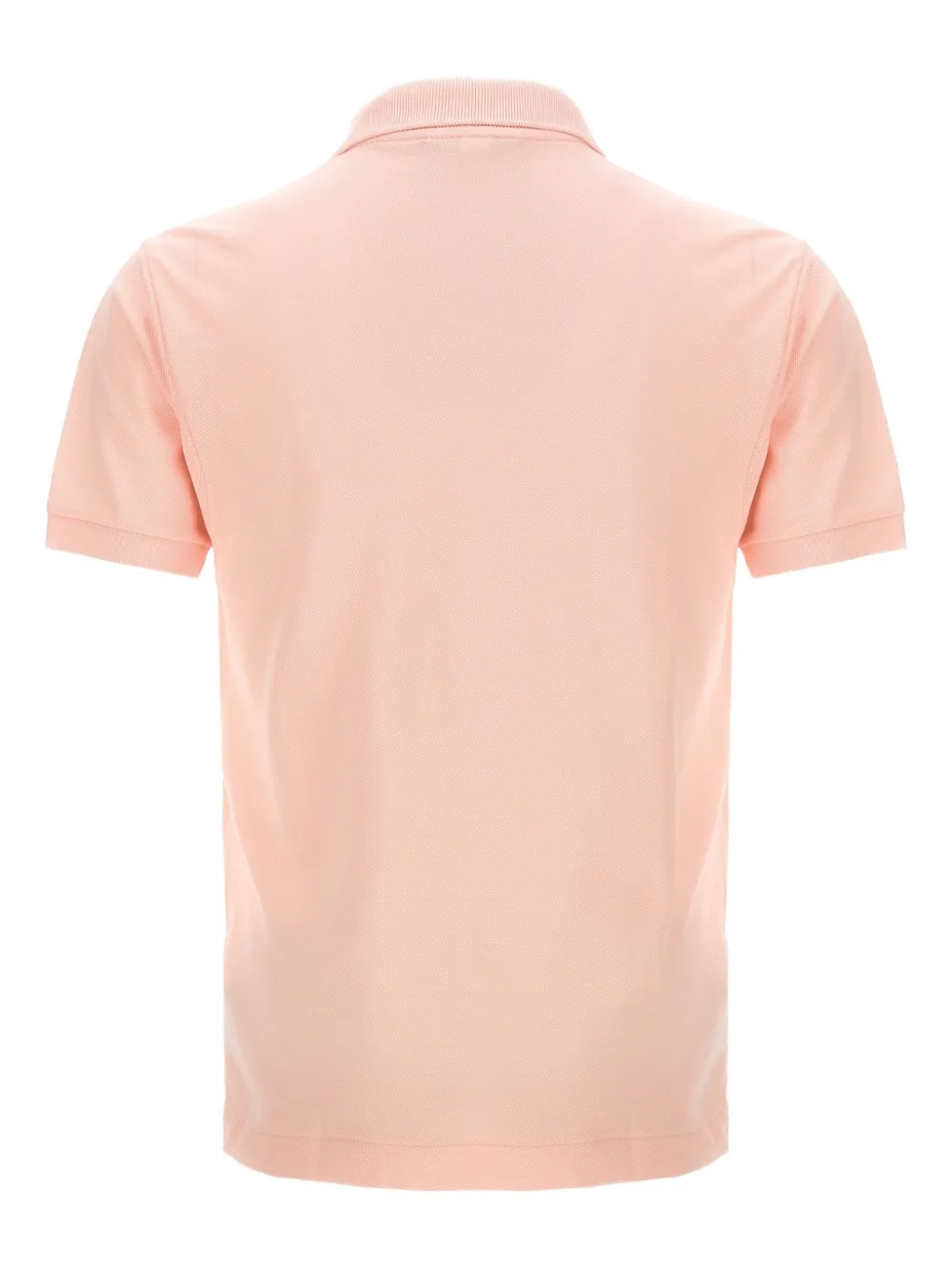 Lacoste logo-patch side-splits polo shirt - Roze