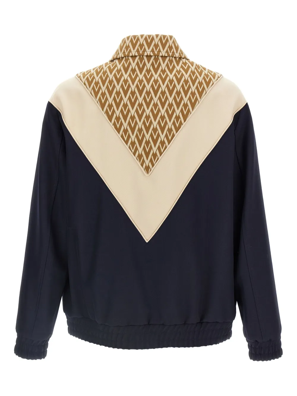 Valentino Garavani Wollen sportjack met print Blauw