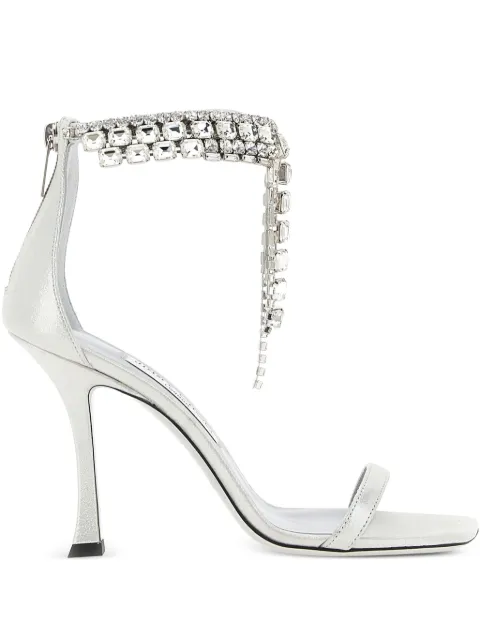 Jimmy Choo 100mm Verity embellished heeled sandals