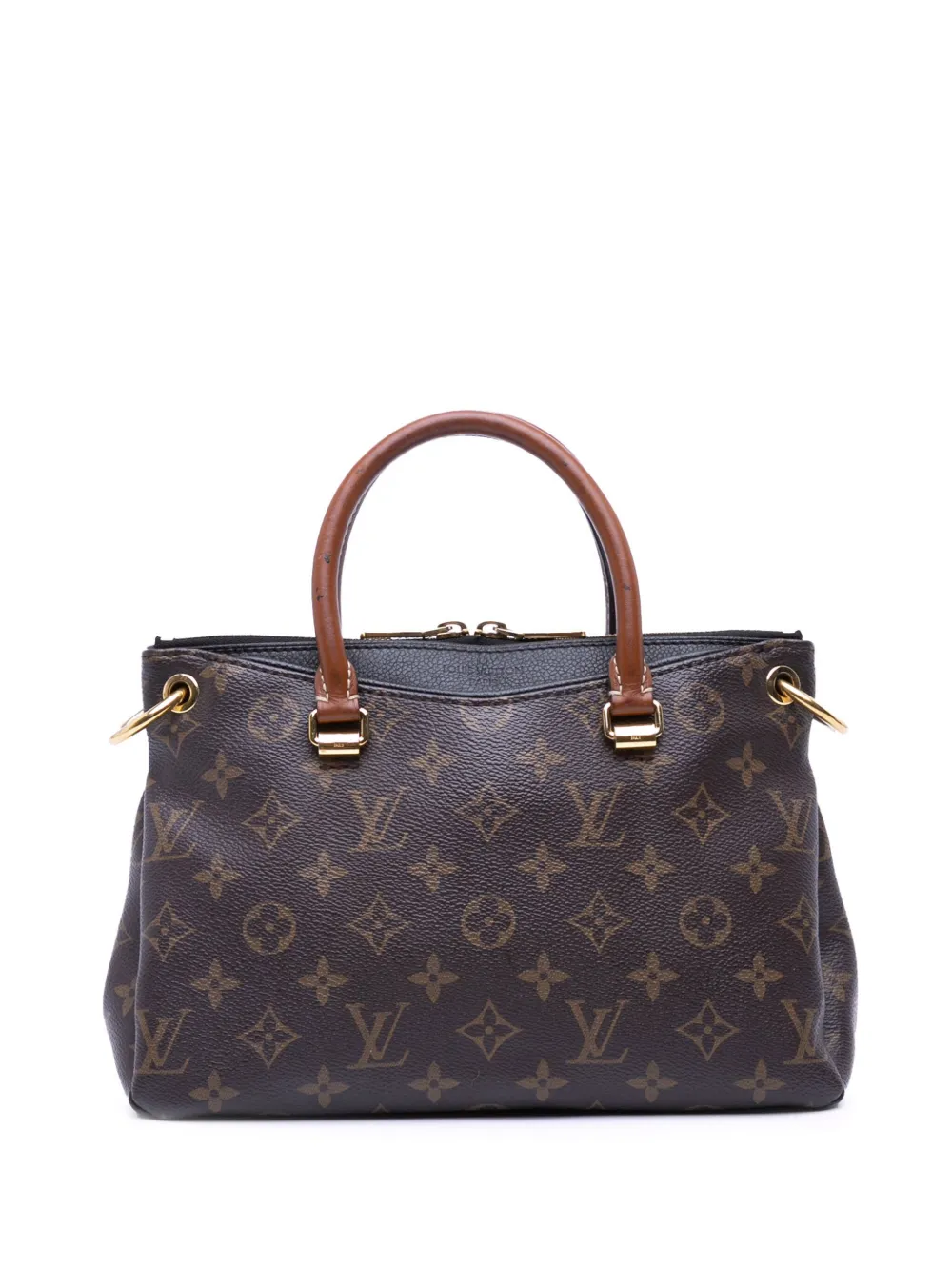 Pre-owned Louis Vuitton 2016 Monogram Pallas Bb Satchel In Brown