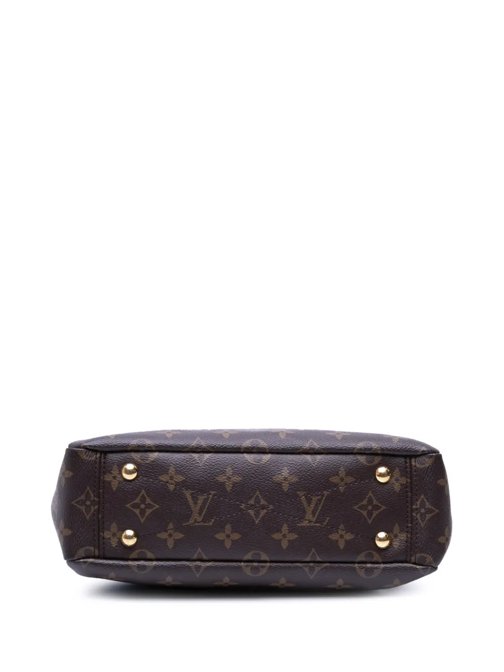 Pre-owned Louis Vuitton 2016 Monogram Pallas Bb Satchel In Brown