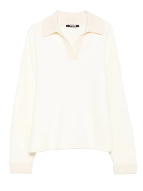 Jacquemus polo-neck ribbed sweater