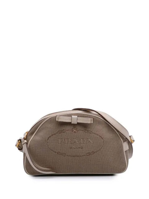 Prada Pre-Owned 2013-2025 Canvas Canapa Logo crossbody bag