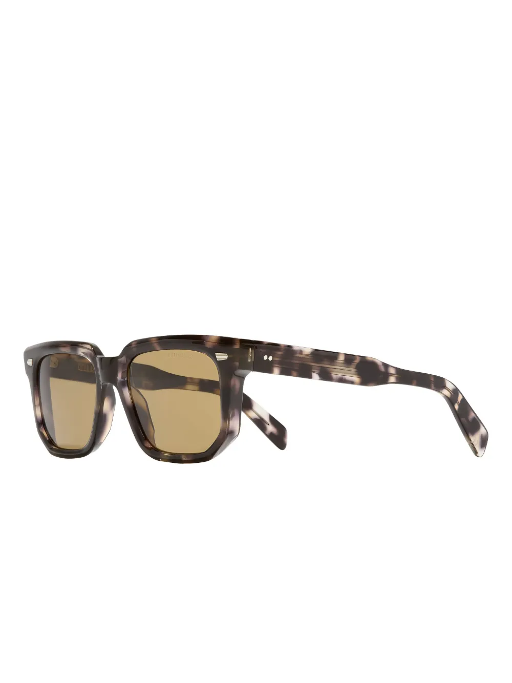 Cutler & Gross tortoiseshell-pattern square-frame sunglasses - Grijs
