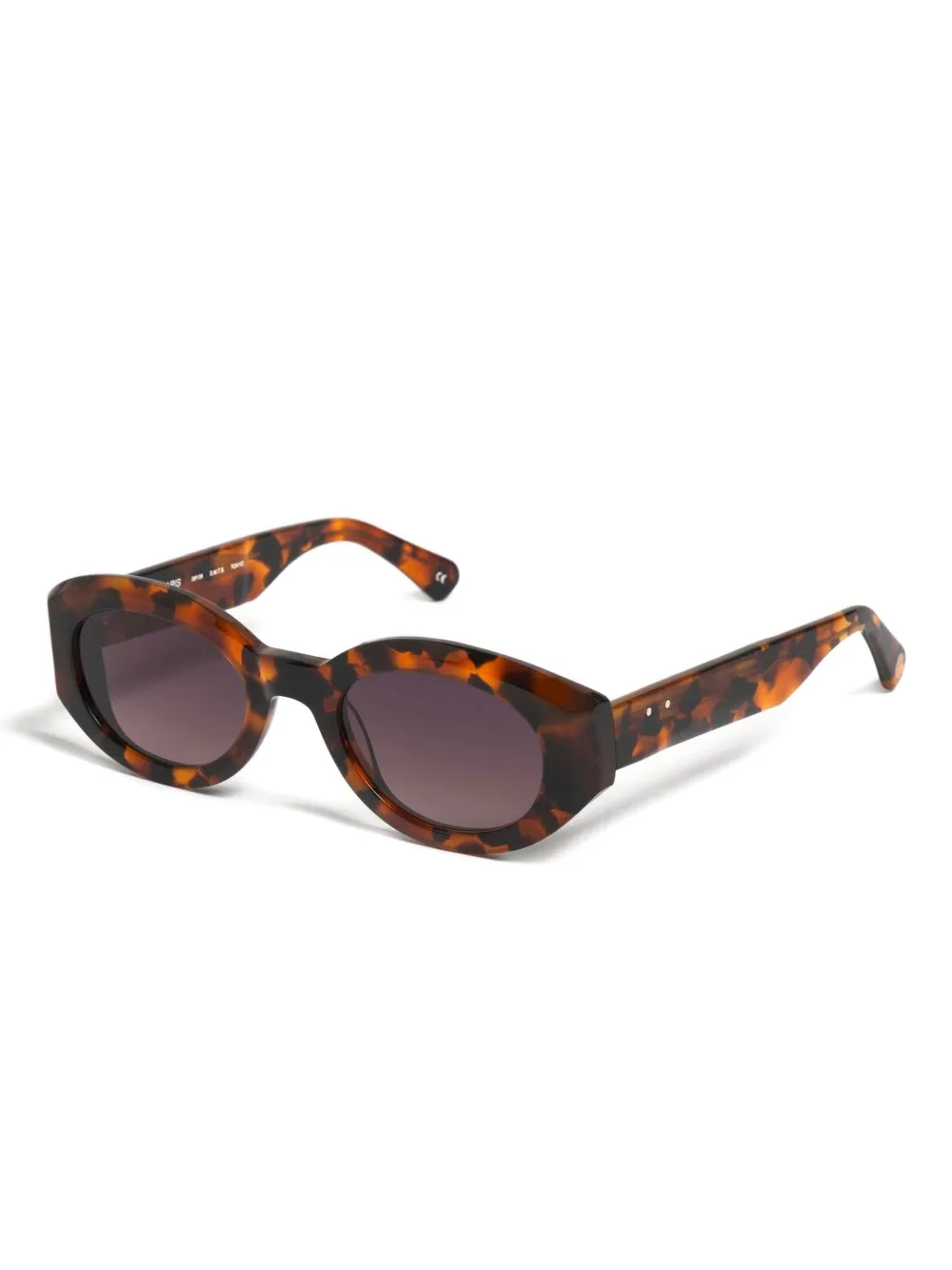 Peter & May Walk Amy tortoiseshell oval-frame sunglasses - Bruin