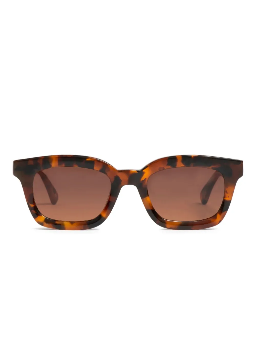 Peter & May Walk Velveteen tortoiseshell square-frame sunglasses | Brown | Image 1