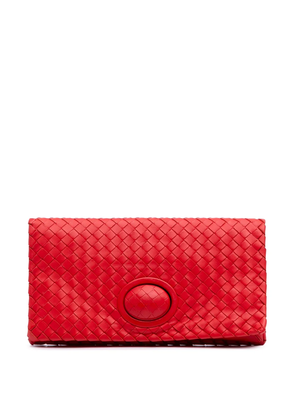 2012-2025 Nappa Intrecciato Turn Lock clutch bag