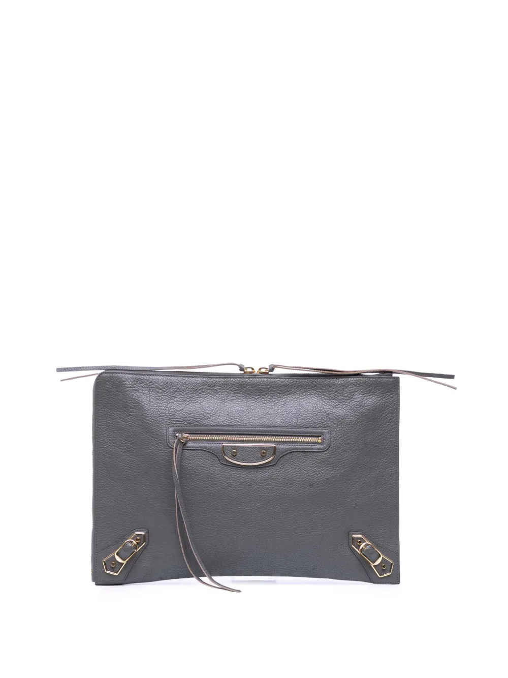 2016 Goatskin Motocross Classic Metallic Edge clutch bag