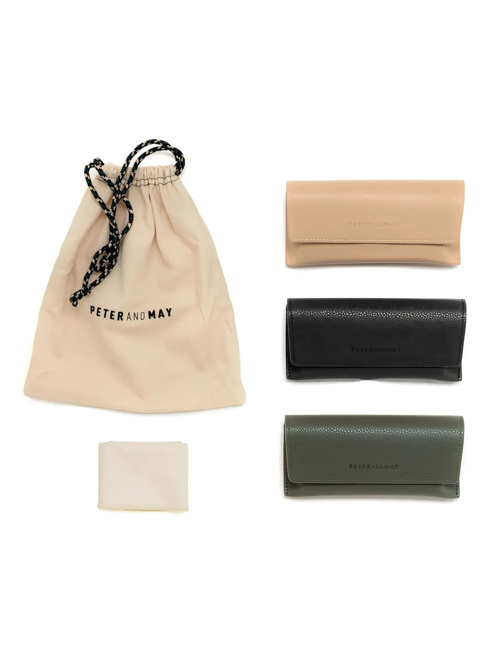 Peter & May Walk Skyloop zonnebril met rond montuur Zwart