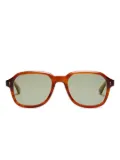 Peter & May Walk Night Train rectangle-frame sunglasses - Brown