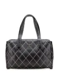CHANEL Pre-Owned 2000-2002 Medium CC Calfskin Wild Stitch tote bag - Black