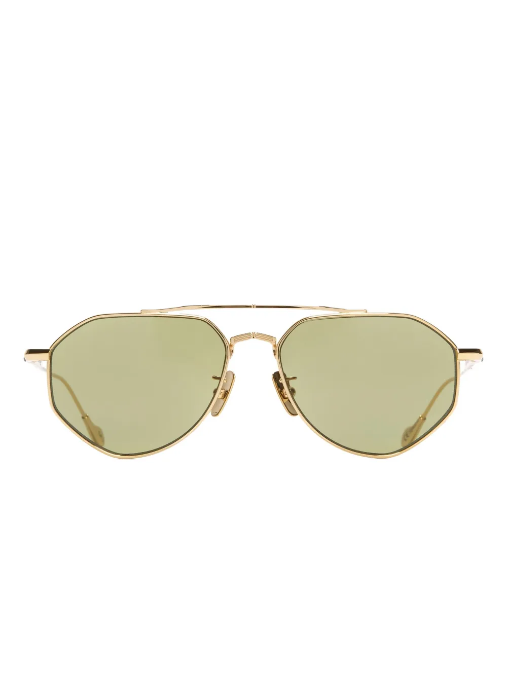 Cutler & Gross geometric-frame sunglasses - Oro