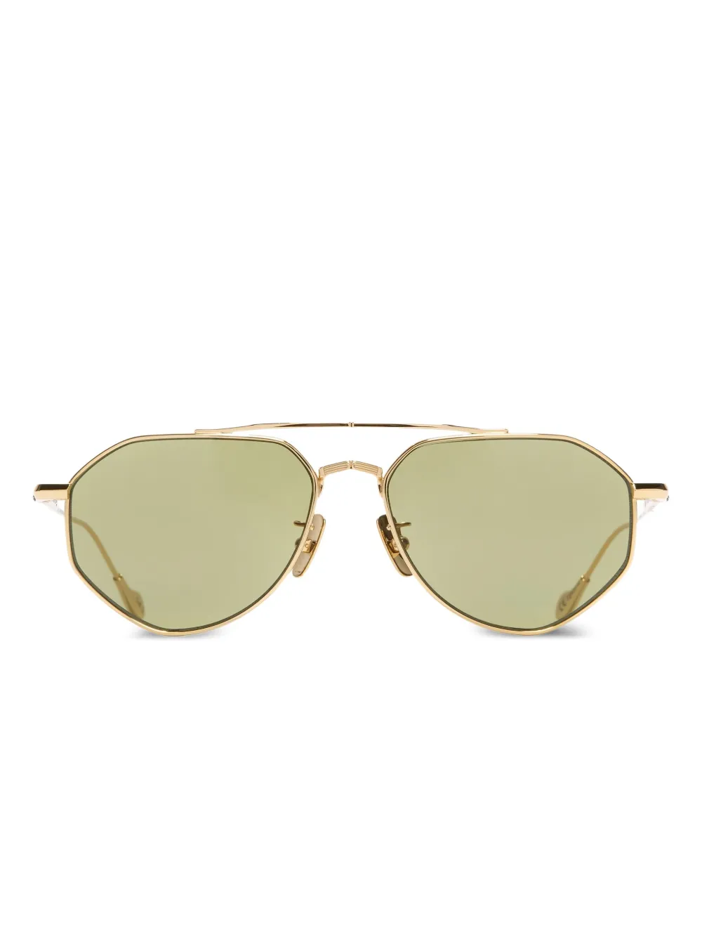 Cutler & Gross geometric-frame sunglasses | Gold | Image 1