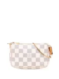 Louis Vuitton Pre-Owned 2011 Damier Azur Mini Pochette Accessoires handbag - White