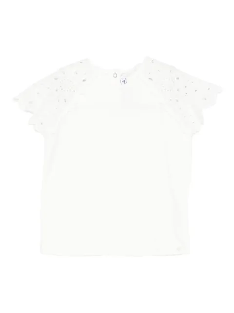 Tartine Et Chocolat camisa con bordado inglés