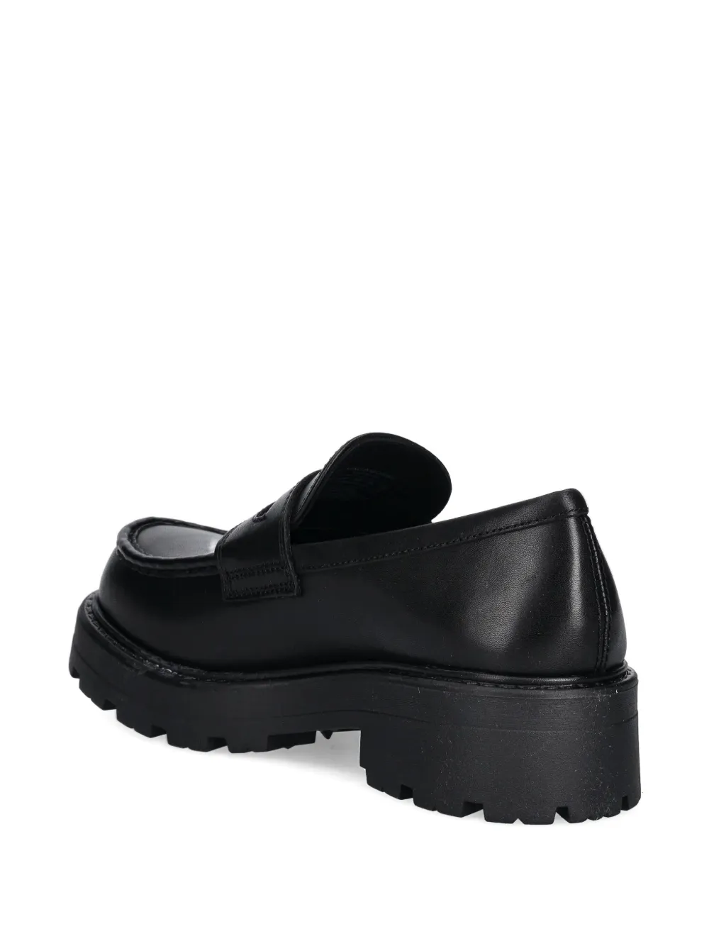 VAGABOND Leren loafers - Zwart