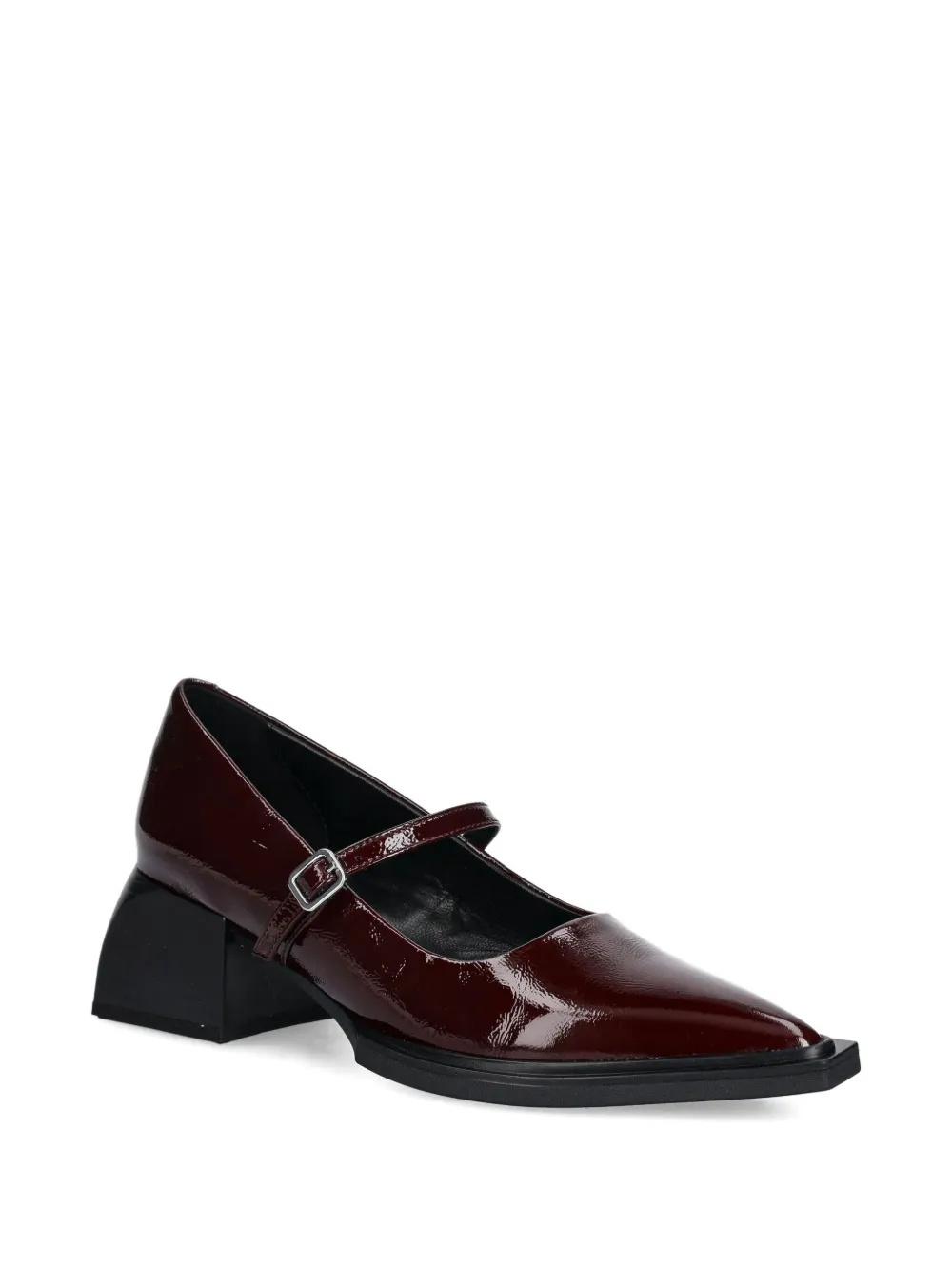 VAGABOND 55 mm lakleren pumps met gesp Rood