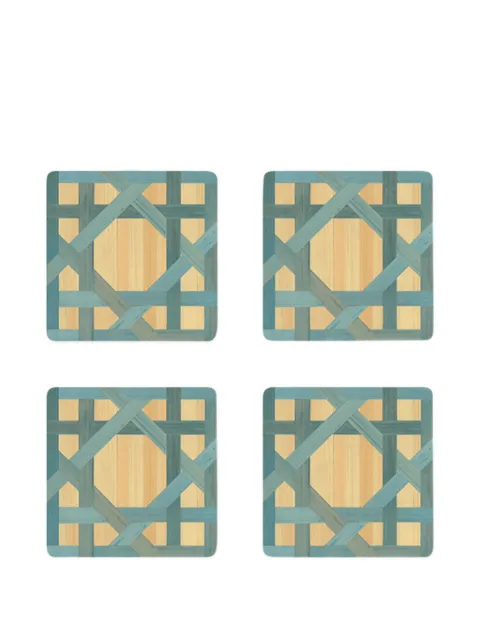 HestiaLiving Epoch square lattice coasters (set of four)
